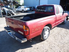 2000 TOYOTA TACOMA SR5 EXTRA CAB RED 3.4 MT 2WD Z19670